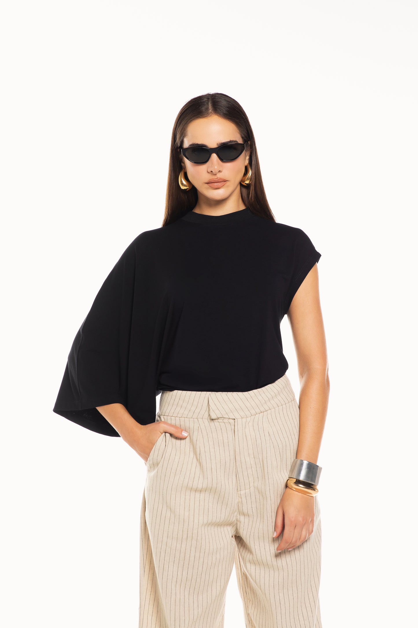 Blusa assimétrica - Kronne