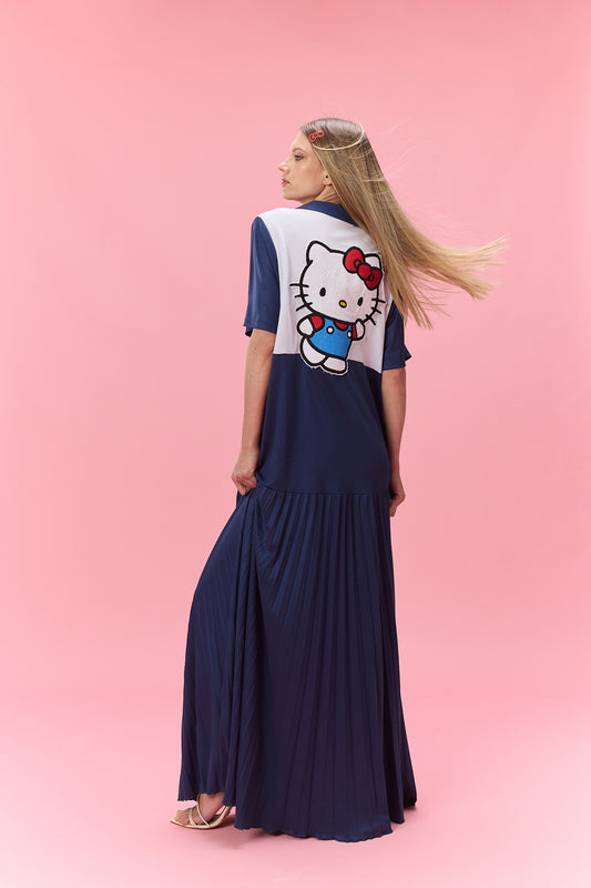 VESTIDO GOLA POLO KRONNE + HELLO KITTY