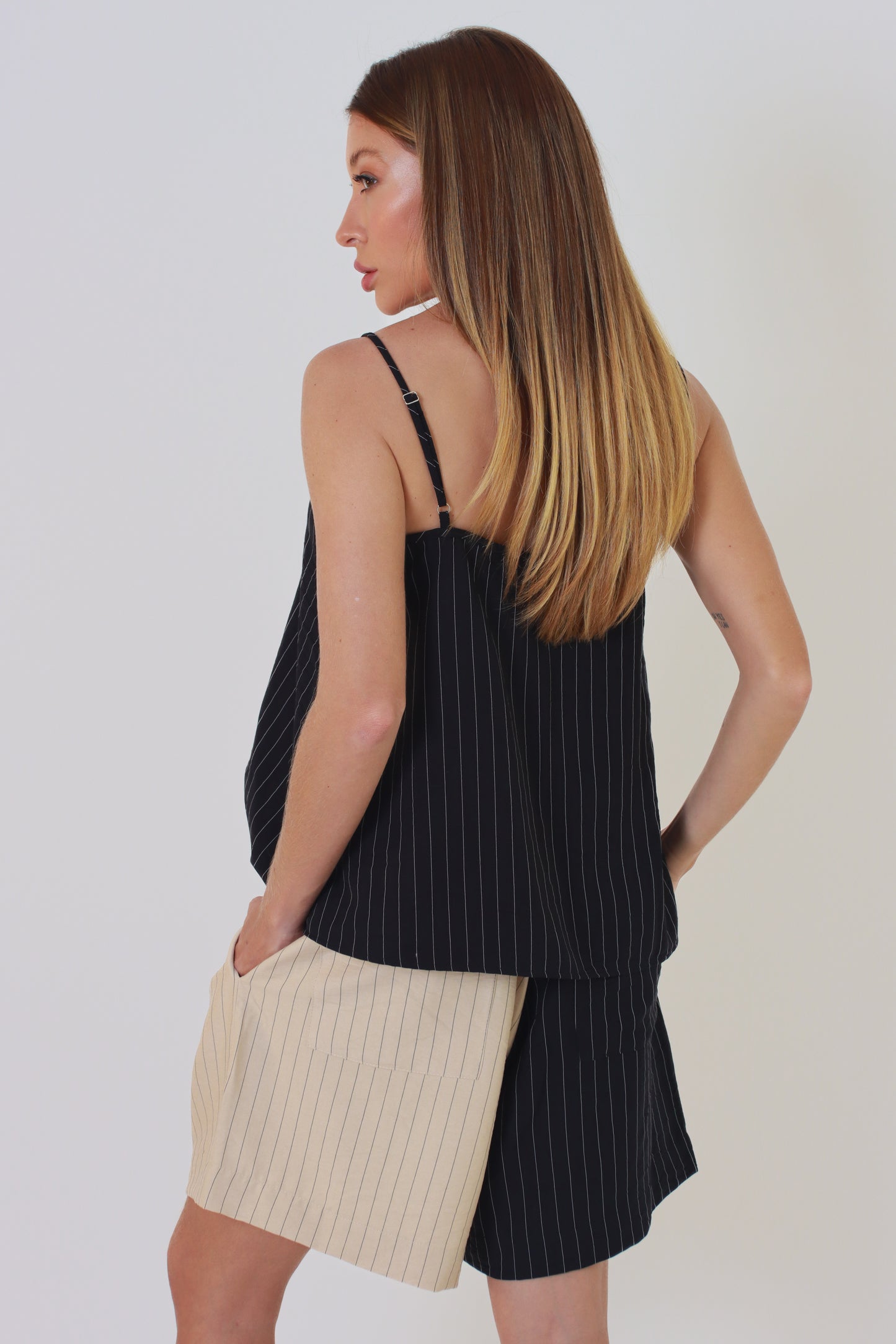 Short alfaiataria bicolor - Kronne