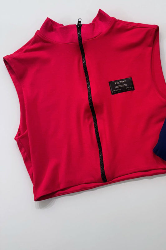 CROPPED COM ZÍPER KRONNE