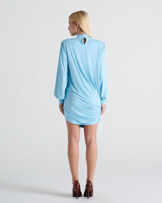 VESTIDO CURTO DRAPEADO KRONNE