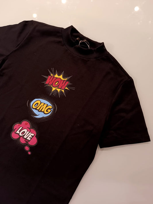 T-SHIRT GOLA ALTA CARTOON KRONNE