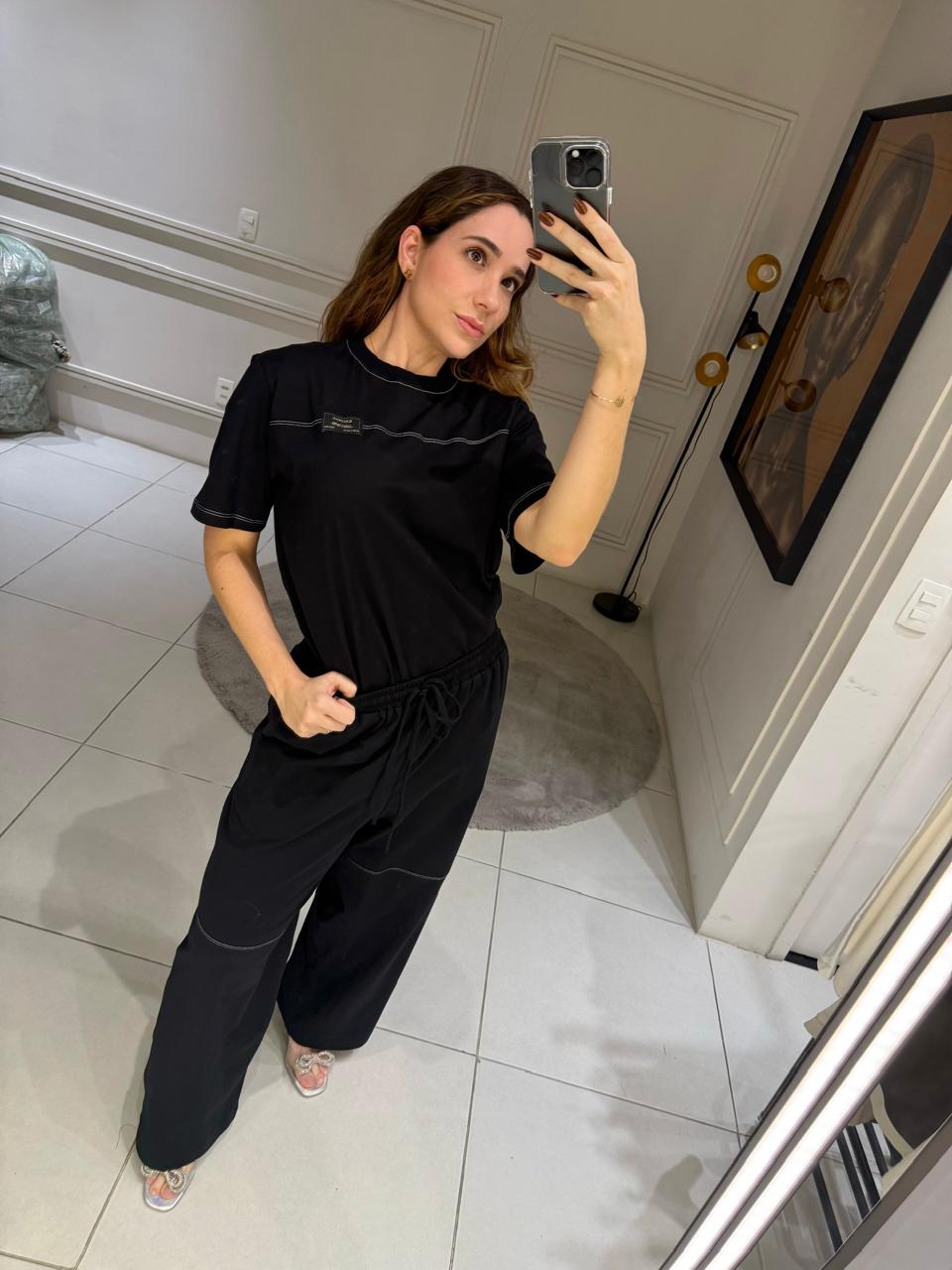CONJUNTO TSHIRT + CALÇA PESPONTOS KRONNE