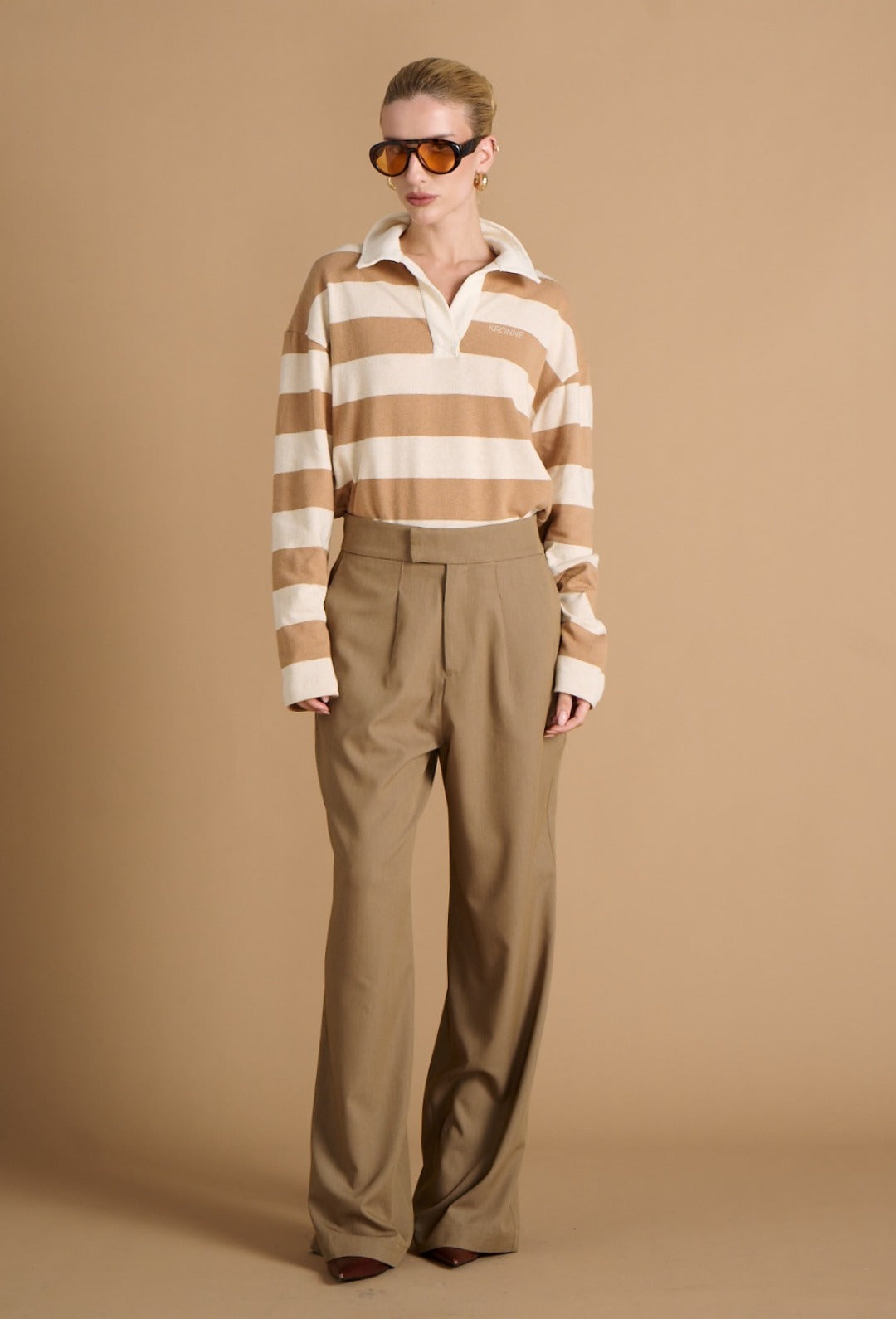 BLUSA OVERSIZED GOLA POLO KRONNE