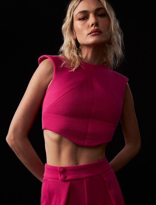 BLUSA COM BARRA ARREDONDADA KRONNE