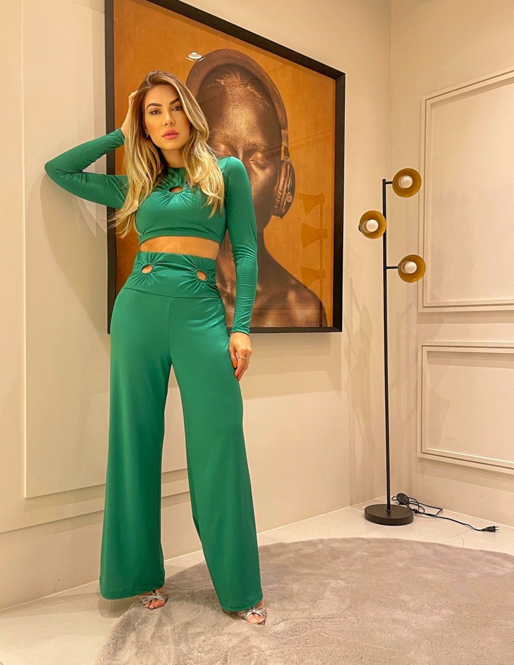 Blouse and Pants Set