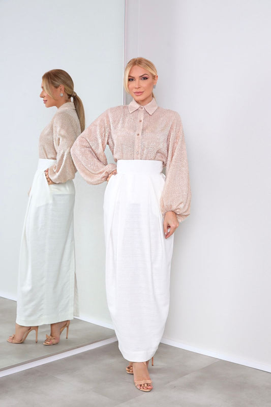 Abajour Skirt w/ Pleat