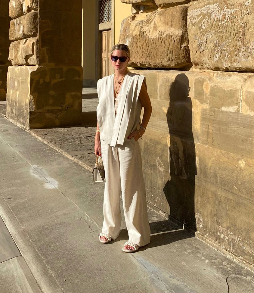 Kimono com pregas e faixa - Kronne