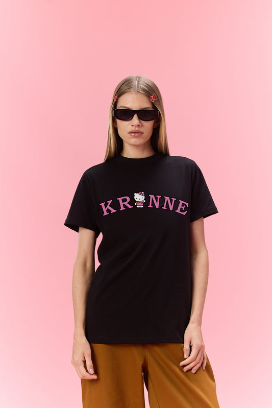 T-shirt gola alta Kronne