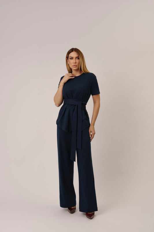 CONJUNTO BLUSA AMARRAÇÃO + CALÇA KRONNE
