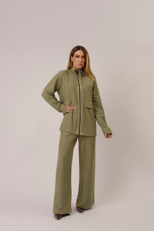 CONJUNTO CASACO PARKA KRONNE E CALÇA