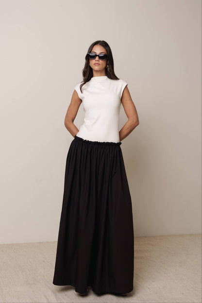 VESTIDO CINTURA DESLOCADA KRONNE