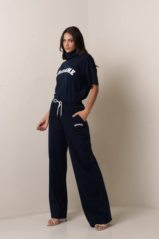 CONJUNTO BLUSA GOLA ROLE E CALÇA COS ELASTICO KRONNE