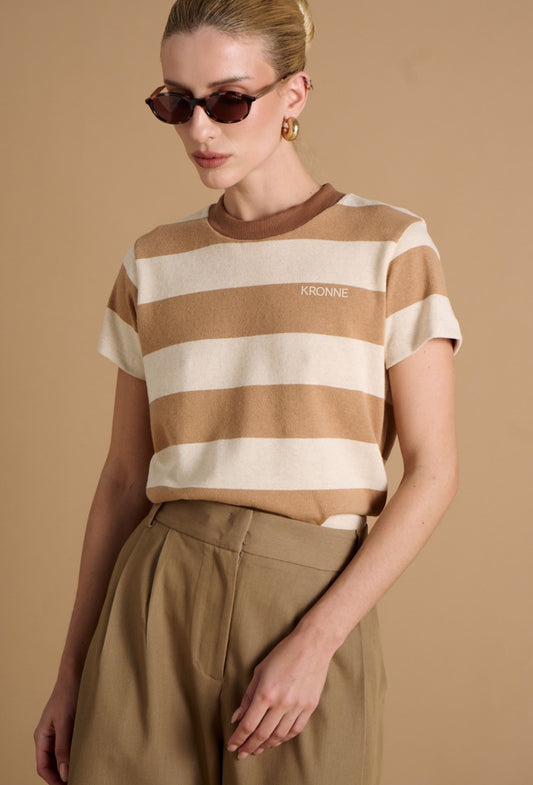 TSHIRT GOLA CARECA COM VIES KRONNE