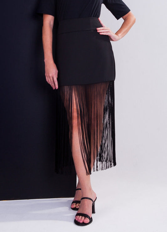 skirt w/ fringes